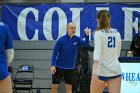 VB vs USCGA  Wheaton College Women's Volleyball vs U.S. Coast Guard Academy. - Photo by Keith Nordstrom : Wheaton, Volleyball